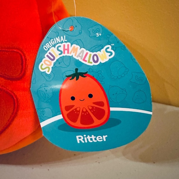 NWT 7" RITTER SQUISHMALLOWS TOMATO - Picture 3 of 5